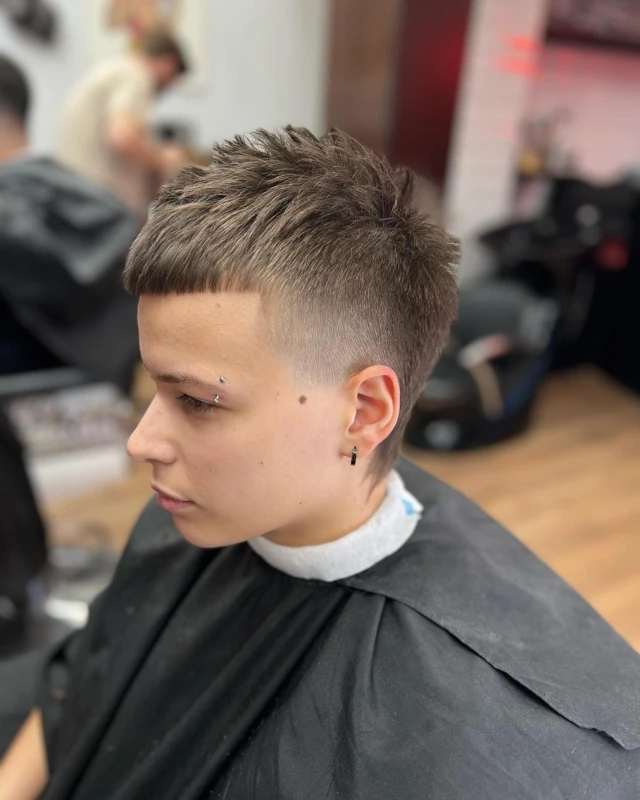 #mullet #fade #skinfade #modernbarbering #barber #barbershop #barberpost #hairdresser #texturehair #haircut #kallithea #athens #greece